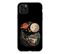 Rétro Géométrique Télescope Astronomie Amateur Coque pour iPhone 11 Pro Max
