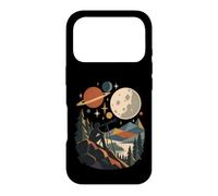 Rétro Géométrique Télescope Astronomie Amateur Coque pour iPhone 17 Pro