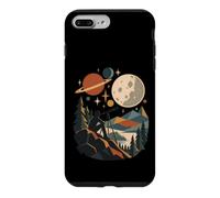 Rétro Géométrique Télescope Astronomie Amateur Coque pour iPhone 7 Plus/8 Plus
