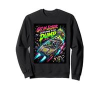 Retro Get in Loser Space Trash Man Crew Sci FI Lover Humour Sweatshirt
