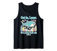 Rétro Get in Loser Were Doing Gods Will Bible Study Verse Débardeur