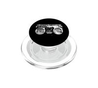Retro Ghetto Blaster Boom Box Hip Hip Rap années 80 90 PopSockets PopGrip pour MagSafe