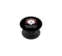 Retro Ghost Zodiac Sign Scorpio Halloween Costume PopSockets PopGrip Adhésif
