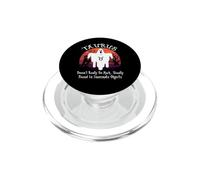 Retro Ghost Zodiac Sign Taurus Funny Halloween Costume PopSockets PopGrip pour MagSafe