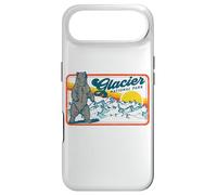 Retro Glacier National Park 80's Bear Graphic 80s Coque pour iPhone Air