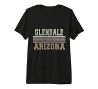 Rétro Glendale Arizona T-Shirt Haut de Gamme