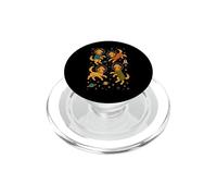 Retro Golden Retriever Astronaute Space Dogs Mid PopSockets PopGrip pour MagSafe