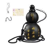 Retro Gourd Water Bottle - 800ml Chinese Inspired Beverage Cup, Large Capacity Bottle | Outdoor Portable Travel Container, Leakproof Hydration Flask, Lightweight Carry Accessory, Stylish Vint