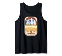 Retro Graphic Sardines Tinned Fish for Men and Women Débardeur