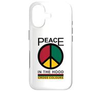 Retro Graphic Urban Vintage des années 1990 | Peace in The Hood Coque pour iPhone 17