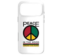 Retro Graphic Urban Vintage des années 1990 | Peace in The Hood Coque pour iPhone 17 Pro Max