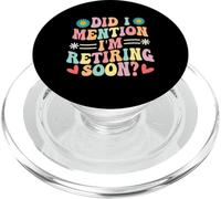 Retro Groovy AI-Je mentionné Que Je prendrais bientôt ma Retraite ? Une Retraite Amusante PopSockets PopGrip pour MagSafe