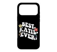 Rétro Groovy Best Katie Ever Prénom Fête des Mères Fille Coque pour iPhone 17 Pro Max