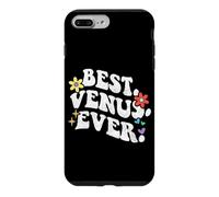 Retro Groovy Best Venus Ever Prénom Fête des Mères Fille Coque pour iPhone 7 Plus/8 Plus