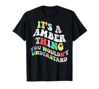 Retro Groovy : C'est Un Truc ambré Que Vous ne comprendriez Pas T-Shirt Graphique avec Valeur