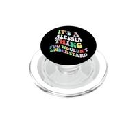 Retro Groovy, C'est Un Truc d'Alessia Que Vous ne comprendriez Pas PopSockets PopGrip pour MagSafe