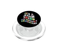 Retro Groovy, C'est Un Truc d'Aylin Que Vous ne comprendriez Pas PopSockets PopGrip pour MagSafe