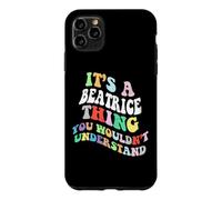 Retro Groovy, C'est Un Truc de Béatrice Que Vous ne comprendriez Pas Coque pour iPhone 11 Pro Max