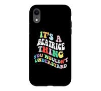 Retro Groovy, C'est Un Truc de Béatrice Que Vous ne comprendriez Pas Coque pour iPhone XR
