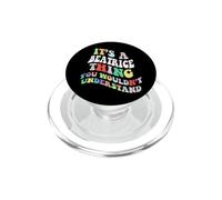 Retro Groovy, C'est Un Truc de Béatrice Que Vous ne comprendriez Pas PopSockets PopGrip pour MagSafe