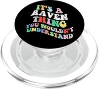 Retro Groovy, C'est Un Truc de Corbeau Que Vous ne comprendriez Pas PopSockets PopGrip pour MagSafe