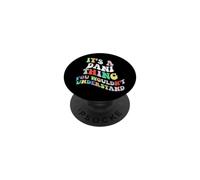 Retro Groovy, C'est Un Truc de Dani Que Vous ne comprendriez Pas PopSockets PopGrip Adhésif