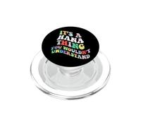 Retro Groovy, C'est Un Truc de Hana Que Vous ne comprendriez Pas PopSockets PopGrip pour MagSafe