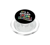 Retro Groovy, C'est Un Truc de Matilda Que Vous ne comprendriez Pas PopSockets PopGrip pour MagSafe