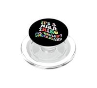 Retro Groovy, C'est Un Truc de Mira Que Vous ne comprendriez Pas PopSockets PopGrip pour MagSafe