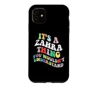 Retro Groovy, C'est Un Truc de Zahra Que Vous ne comprendriez Pas Coque pour iPhone 11