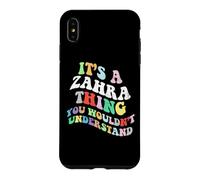 Retro Groovy, C'est Un Truc de Zahra Que Vous ne comprendriez Pas Coque pour iPhone XS Max