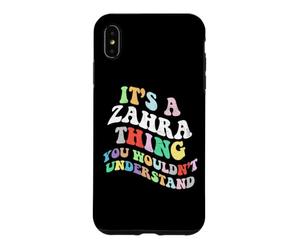 Retro Groovy, C'est Un Truc de Zahra Que Vous ne comprendriez Pas Coque pour iPhone XS Max