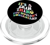 Retro Groovy, C'est Un Truc d'Erin Que Vous ne comprendriez Pas PopSockets PopGrip pour MagSafe