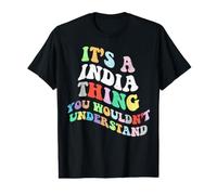 Retro Groovy, C'est Un Truc Indien Que Vous ne comprendriez Pas T-Shirt Graphique avec Valeur