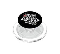 Retro Groovy déteste être Sexy mais Je Viens de l'Alabama State Girl PopSockets PopGrip pour MagSafe