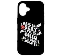 Retro Groovy déteste être Sexy mais Je Viens de Ohio Girl Coque pour iPhone 16