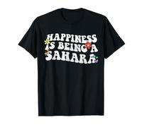 Retro Groovy Happiness est Un Sahara T-Shirt