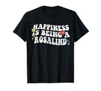 Retro Groovy Happiness est Une Rosalind T-Shirt Graphique avec Valeur