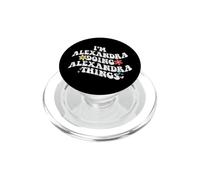 Retro Groovy Im Alexandra Fait des Choses drôles à Alexandra PopSockets PopGrip pour MagSafe