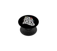 Retro Groovy Im Amma Doing Amma Things Funny Fete des Mères PopSockets PopGrip Adhésif