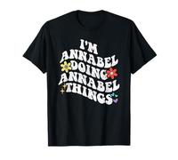 Rétro Groovy Im ANNABEL Doing ANNABEL Things Funny Mother's T-Shirt