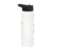 Rétro Groovy Im Avis Doing Avis Things Funny Fête des Mères Stainless Steel Insulated Water Bottle