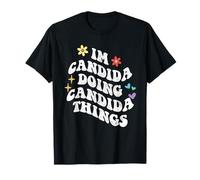 Retro Groovy Im Candida Doing Candida Things Funny Mother's T-Shirt