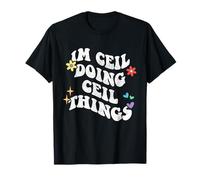 Rétro Groovy Im Ceil Doing Ceil Things Funny Fête des Mères T-Shirt