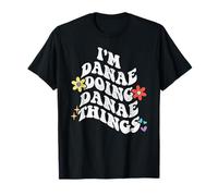 Retro Groovy Im Danae Fait des Choses drôles pour la fête des mères T-Shirt