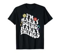 Rétro Groovy Im Harry Doing Harry Things Funny Fête des Mères T-Shirt