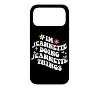 Retro Groovy I'm Jeannette Doing Jeannette Things Funny Coque pour iPhone 17 Pro Max