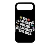 Retro Groovy I'm Jeannette Doing Jeannette Things Funny Coque pour iPhone Air