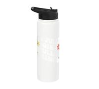 Retro Groovy Im JULIA Doing JULIA Things Funny Fete des Mères Stainless Steel Insulated Water Bottle