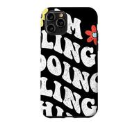 Rétro Groovy Im Ling Doing Ling Things Funny Fête des Mères Coque pour iPhone 11 Pro